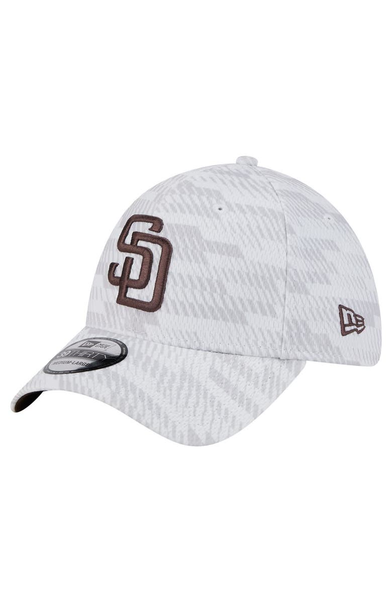 New Era Men's New Era White San Diego Padres Graded 39THIRTY Flex Hat, Main, color, White