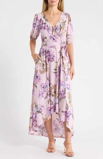 Faux Wrap Maxi Dress