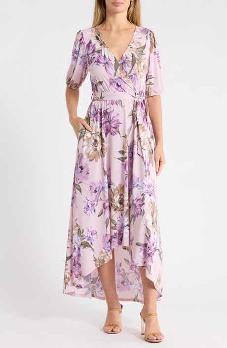 Faux Wrap Maxi Dress