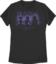 KPop Demon Hunters Women's KPop Demon Hunters The Takedown Tour Silhouette  Graphic T-Shirt