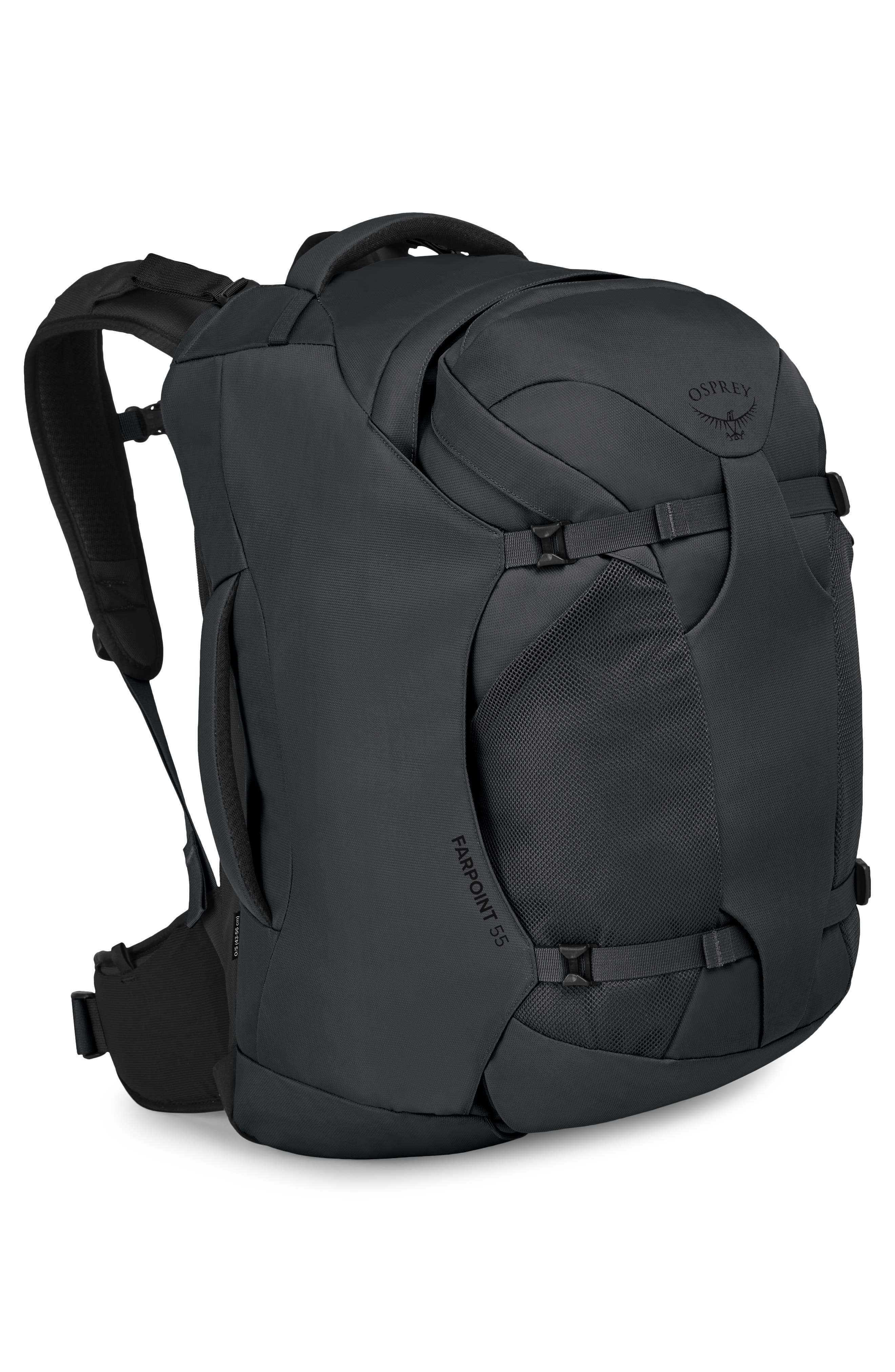 Osprey Farpoint 55-Liter Travel Backpack, Alternate, color, Tunnel Vision Grey