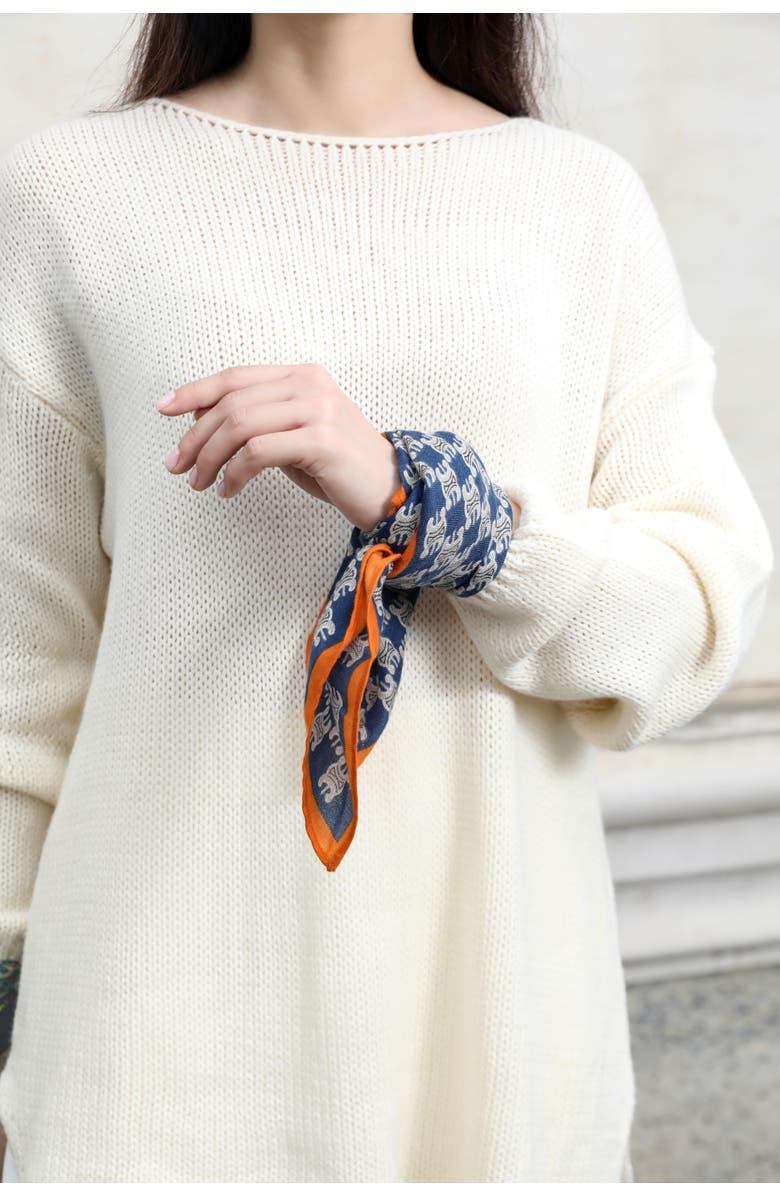 Youzey The Bianca Scarf, Alternate, color, Blue