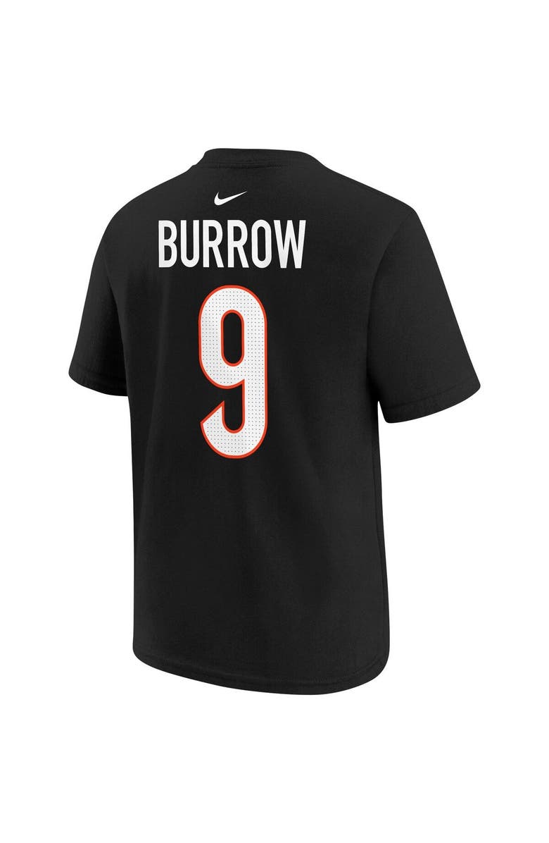 Nike Youth Nike Joe Burrow Black Cincinnati Bengals Player Name & Number T-Shirt, Alternate, color, Black