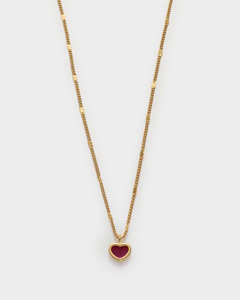 Rouge Waterproof Gold Heart Necklace