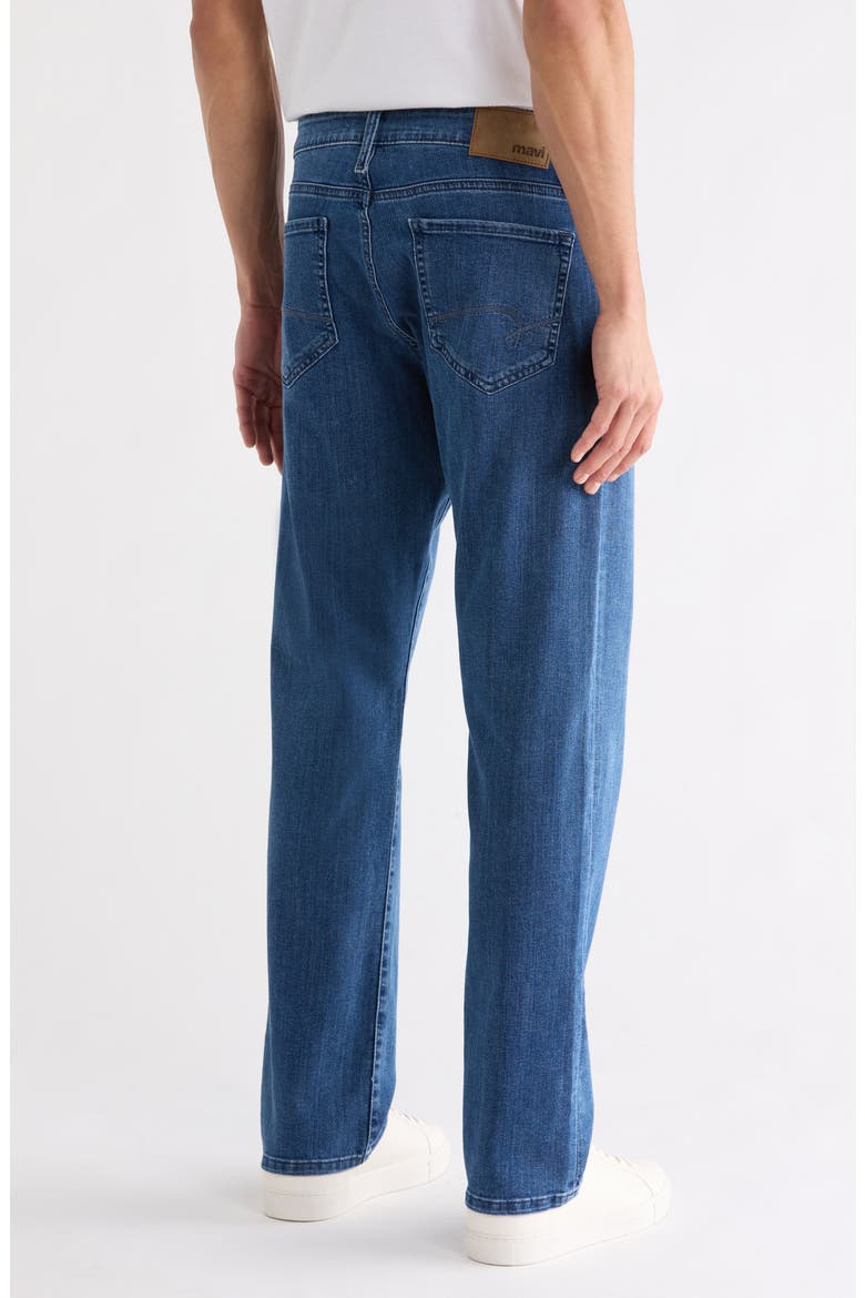 Matt Mid Rise Straight Leg Jeans, Alternate, color, MID BRUSHED AUSTIN
