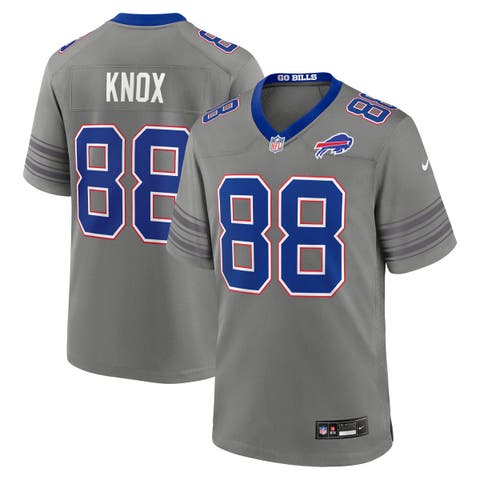 Men's Nike Dawson Knox Gray Buffalo Bills Nickel City Game Jersey