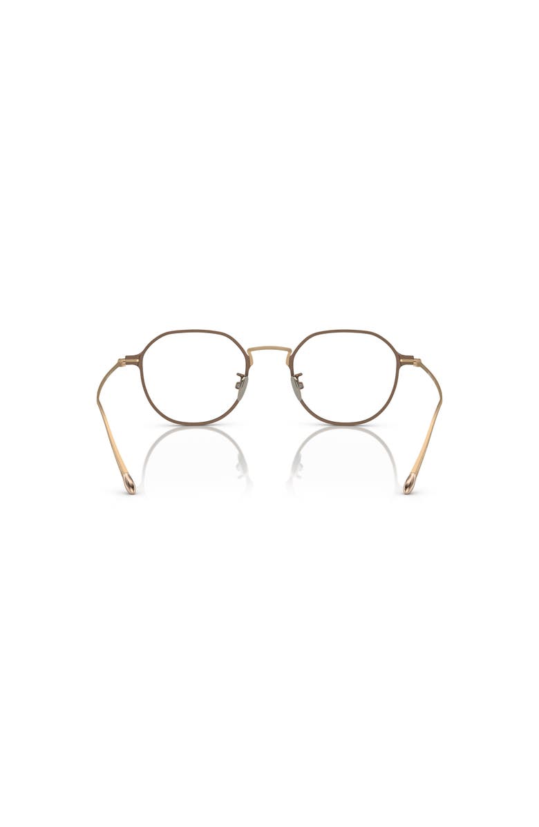 Giorgio Armani 49mm Phantos optical glasses, Alternate, color, Brown