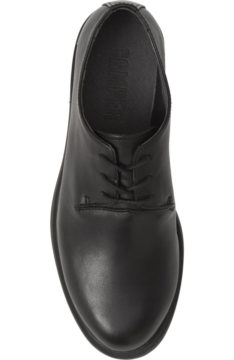 Camper Iman Wholecut Shoe, Alternate, color, Black Leather