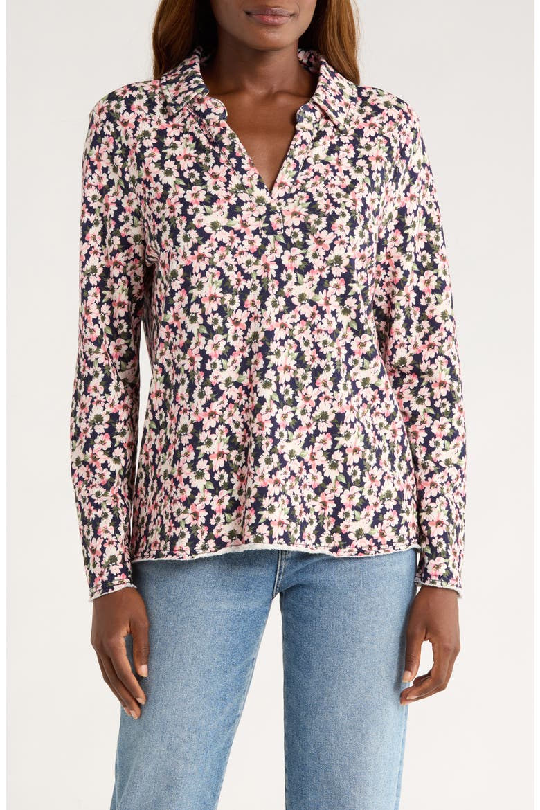 Marina Del Mar Shirt, Main, color, COASTLINE