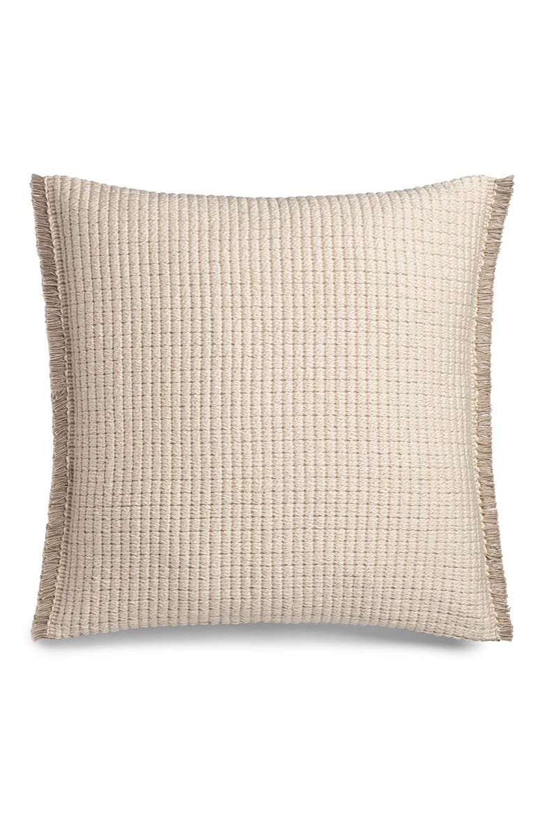 Sunrise Two-Tone Accent Pillow, Main, color, BEIGE