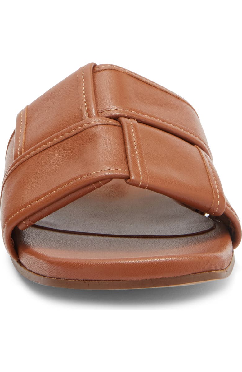 Bruno Magli Nala Woven Slide Sandal, Alternate, color, Cognac