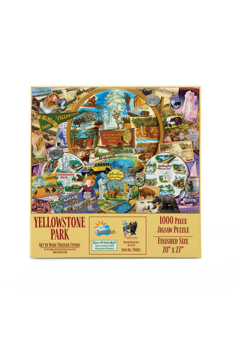 Yellowstone Park 1000 piece Jigsaw Puzzle for Adults, Alternate, color, Multicolor
