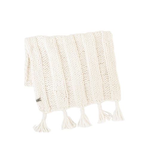 Boho Hand-Knitted Baby Blanket