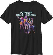 KPop Demon Hunters Boys' Girls' Group Shot T-Shirt