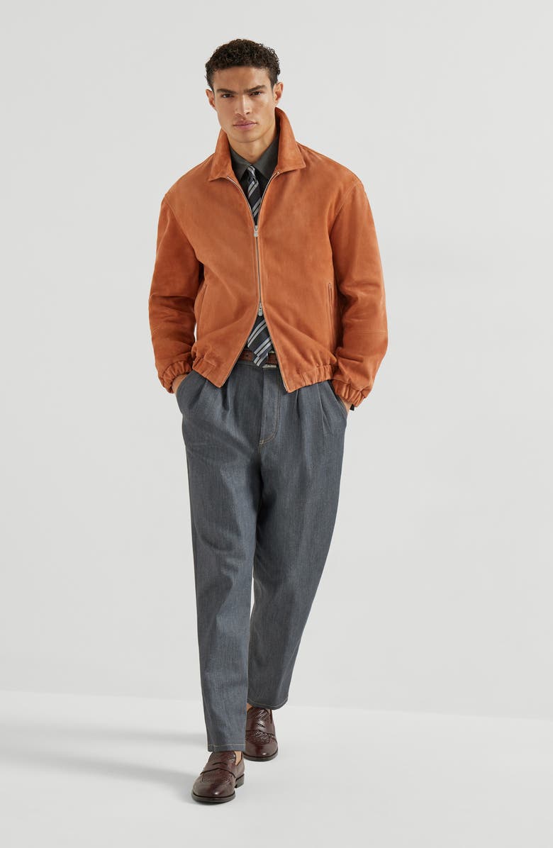 Brunello Cucinelli Linen shirt, Alternate, color, Anthracite