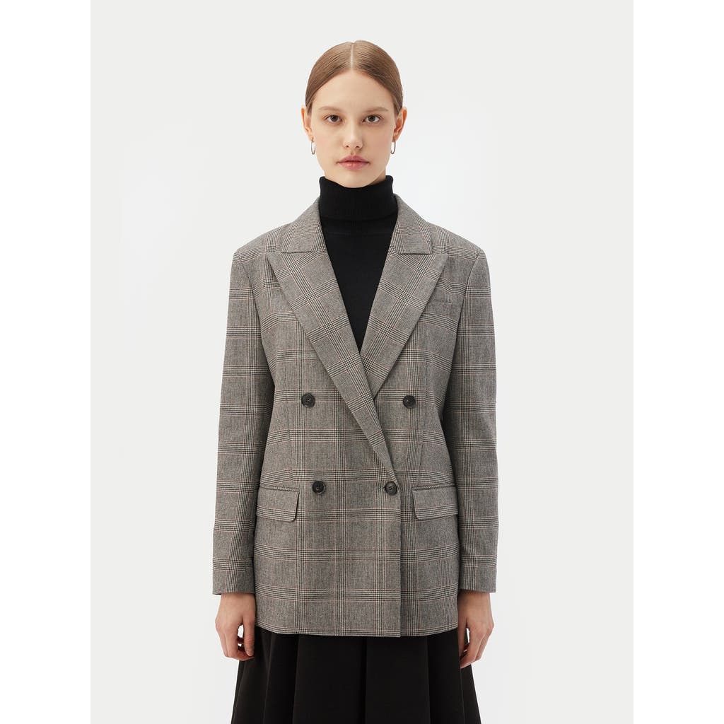 Gobi Mongolian Cashmere Double-breasted Cashmere Blazer