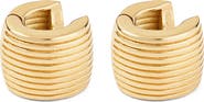 IVI Los Angeles Round Aurelia Huggie Hoop Earrings