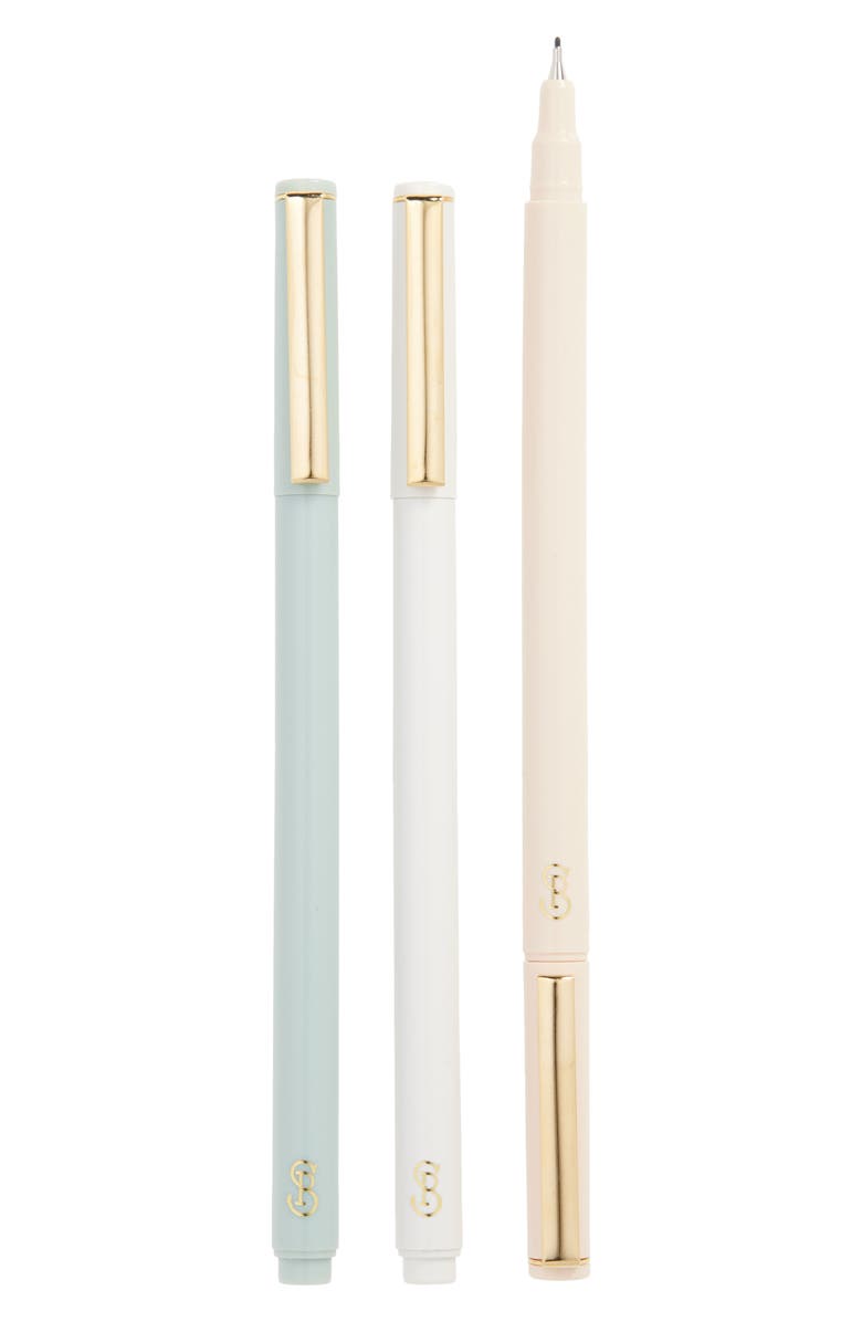 Sugar Paper 3-Pack Felt Pens, Main, color, White