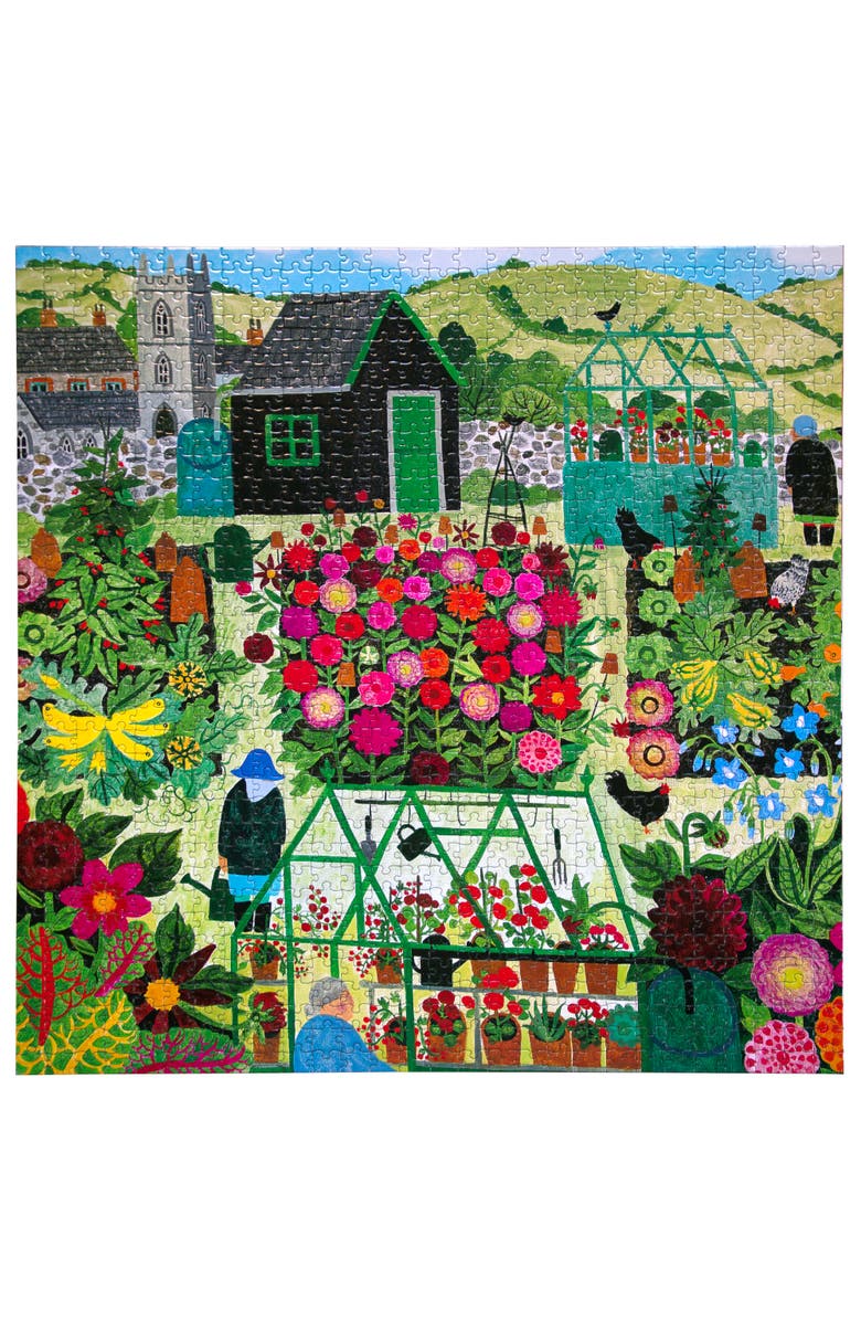 ZZDNU eeBoo Piece & Love eeBoo Piece & Love Garden Harvest Square Puzzle 1000 Pieces, Alternate, color,