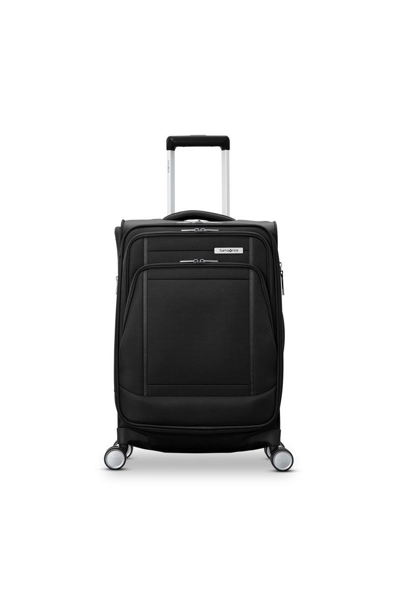 UpLIFT Softside Expandable (20"/29") 2 Piece Spinner Luggage Set, Alternate, color, Black