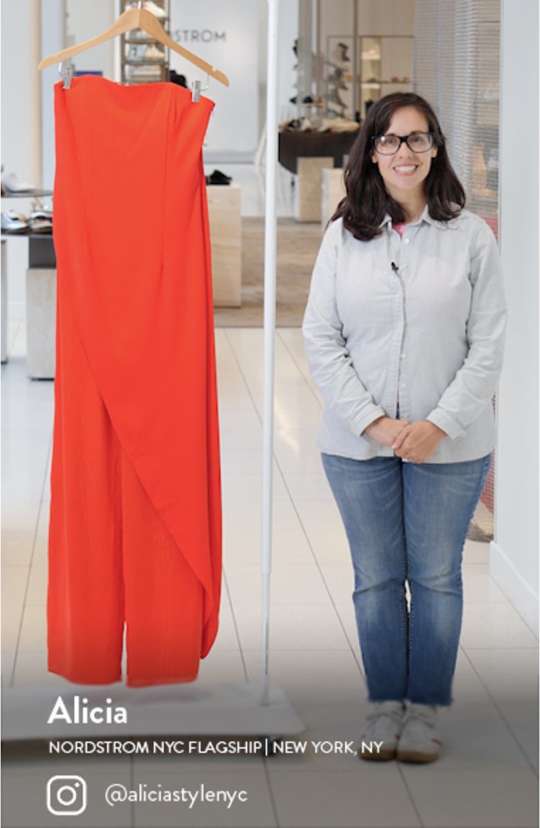 Alondra Strapless Jumpsuit, sales video thumbnail