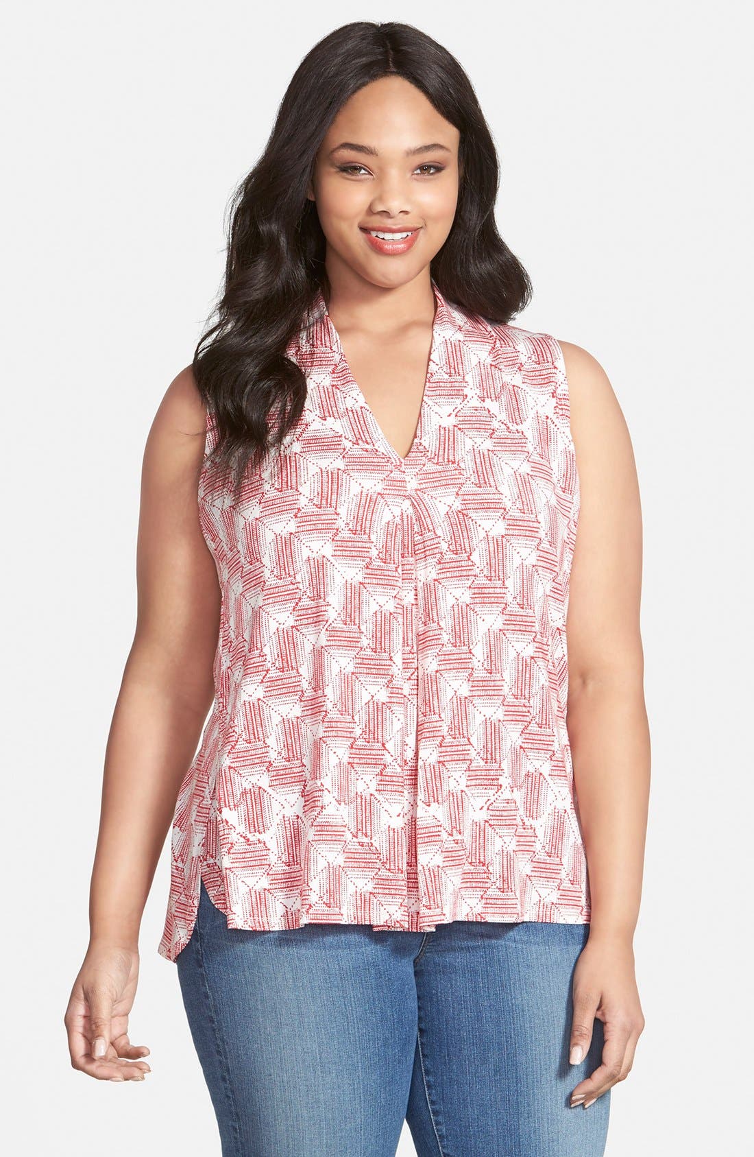 Tart 'Aryn' Sleeveless V-Neck Jersey Top