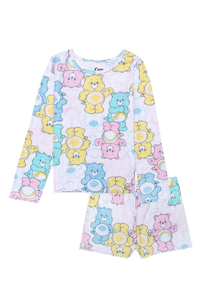 AME Kids' Care Bear Rib Two-Piece Pajamas, Main, color, Assorted