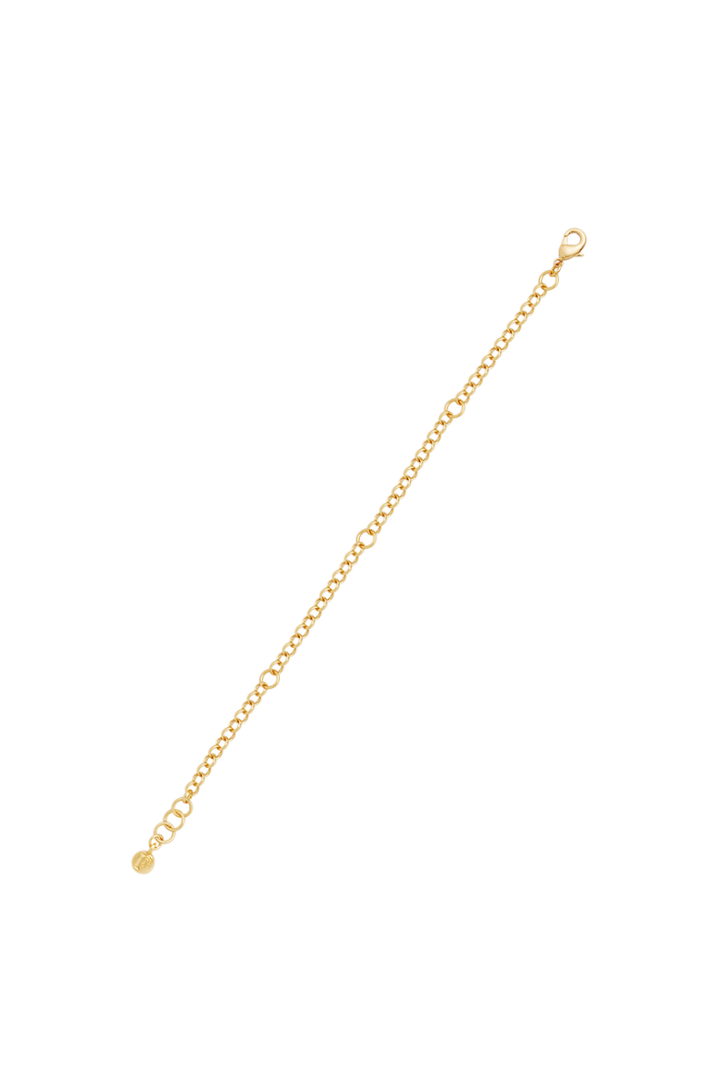 Fable England Lucky Clover & Pearl Charm Bracelet, Alternate, color, Gold