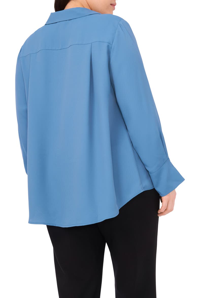Johnny Collar Top, Alternate, color, AEGEAN BLUE