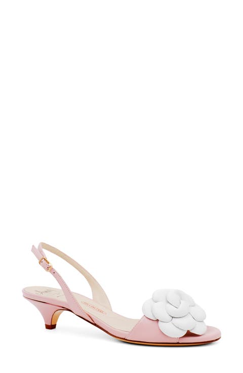 Dante Slingback Kitten Heel Sandal (Women)