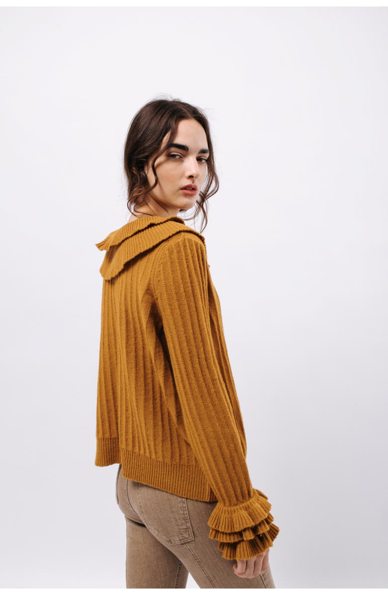 Margo Baridon Tita Sweater, Alternate, color, Camel