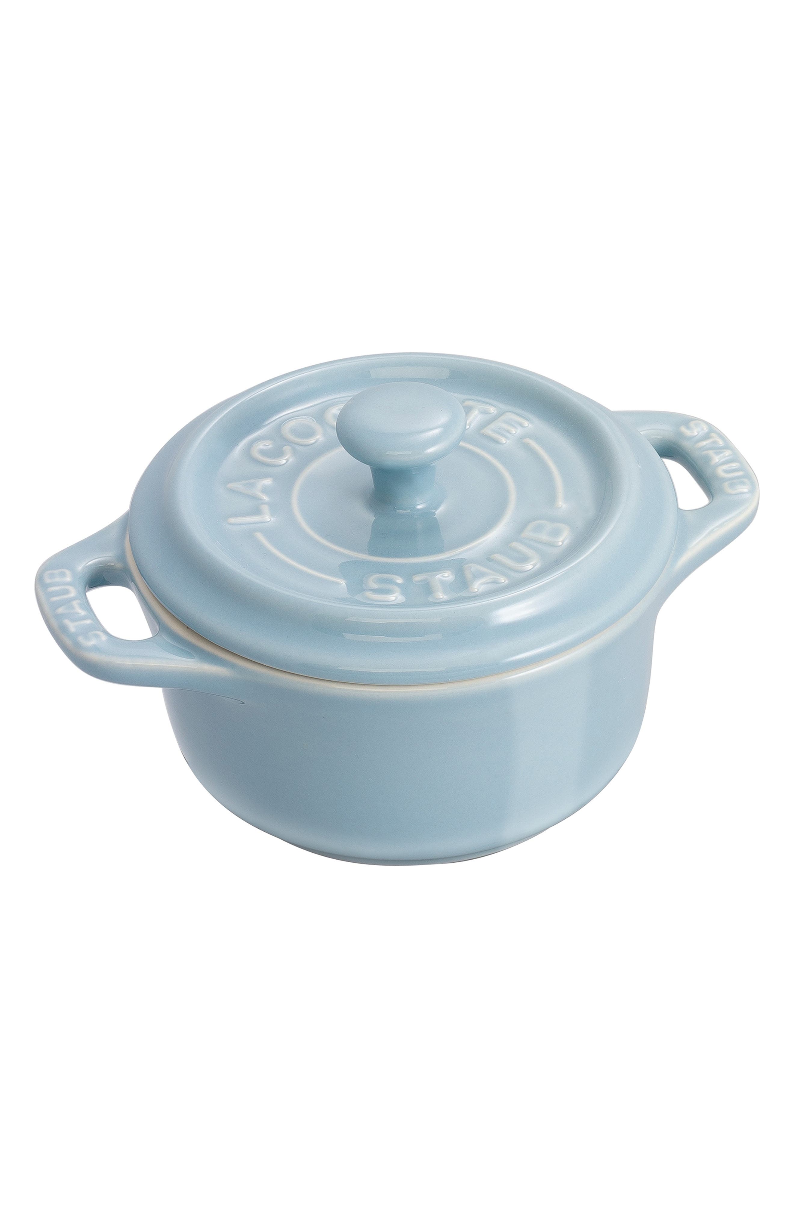 6-Piece Mini Ceramic Round Cocotte Set - Thumbnail 2