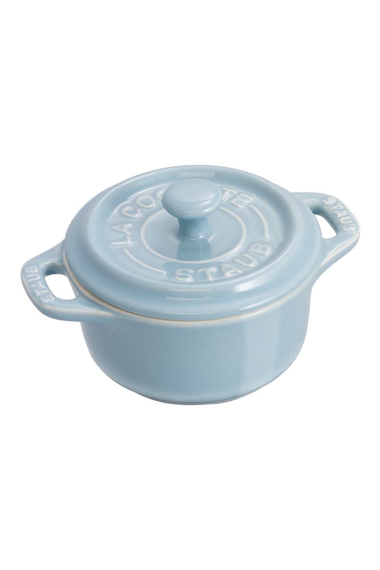 6-Piece Mini Ceramic Round Cocotte Set, Alternate, color, PASTEL