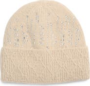 NATASHA Stroke Crystal Beanie