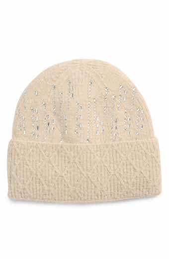 NATASHA Stroke Crystal Beanie