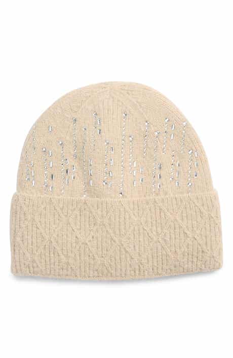 NATASHA Stroke Crystal Beanie