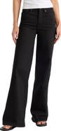 Good American Good Waist Never Fade High Waist Palazzo Jeans