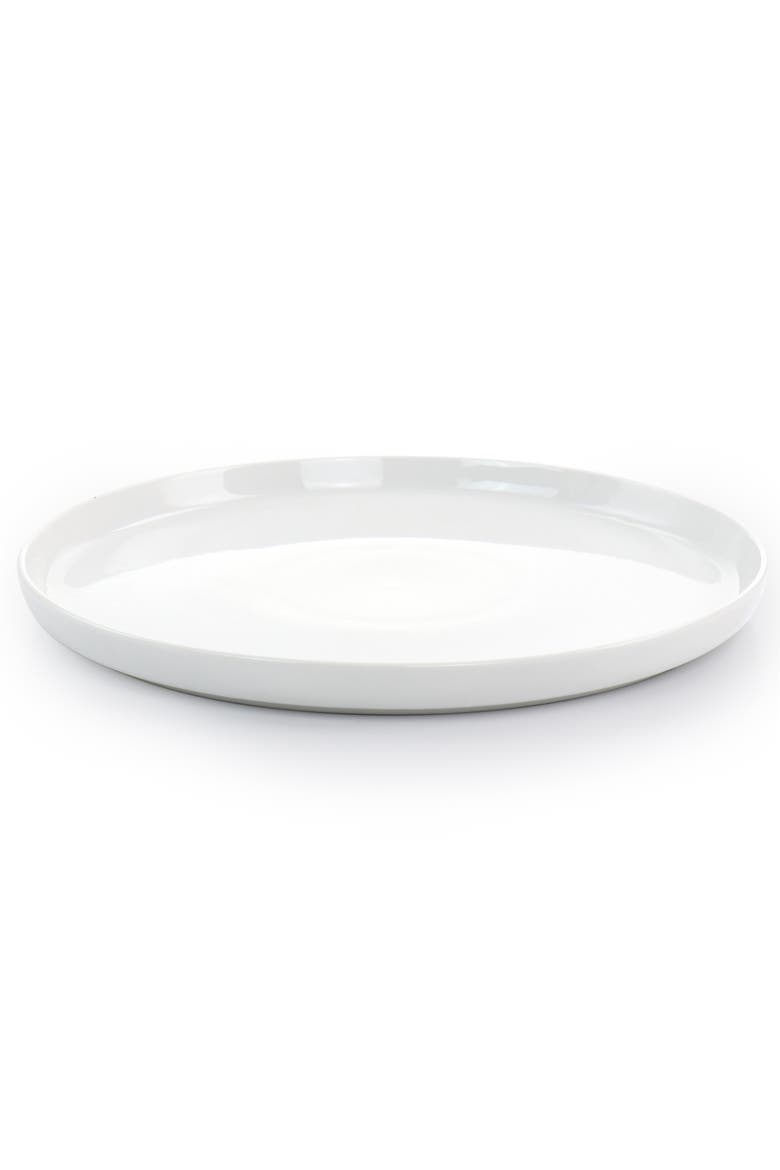 White Deco 16 Piece Fine Ceramic Dinnerware Set, Alternate, color, White