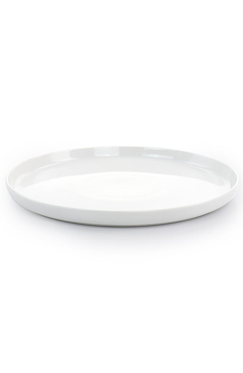 Gibson Home White Deco 16 Piece Fine Ceramic Dinnerware Set, Alternate, color, White