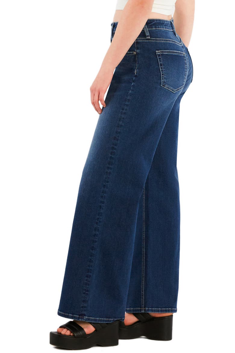 High Waist Wide Leg Jeans, Alternate, color, STELLA BLUE