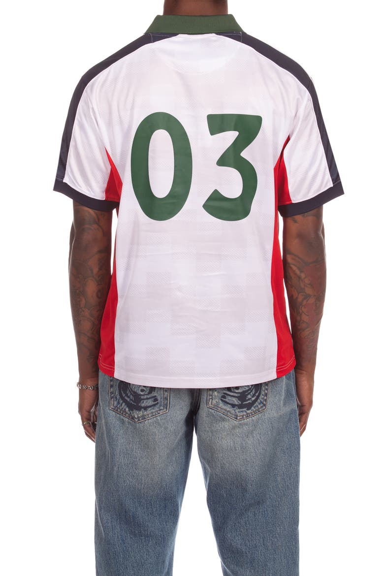 Midi Graphic Polo, Alternate, color, WHITE