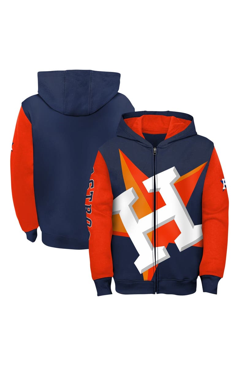 Outerstuff Toddler Navy Houston Astros Postcard Full-Zip Hoodie, Alternate, color, Navy