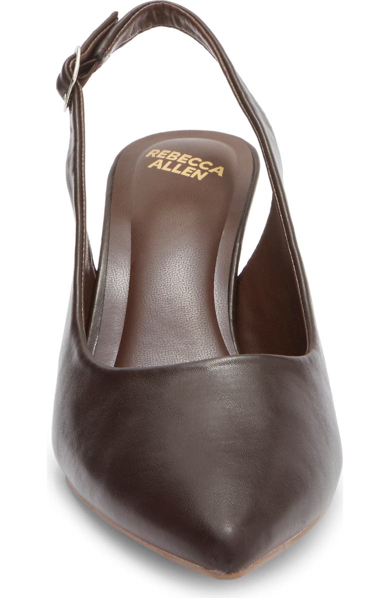 Rebecca Allen Arrow Slingback Pump, Alternate, color, Brown