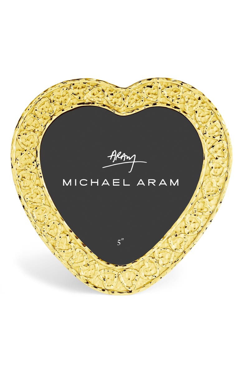 Michael Aram Heart Picture Frame, Alternate, color, Gold/ Black