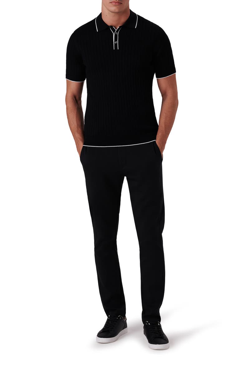 Rob Polo Sweater, Alternate, color, CAVIAR
