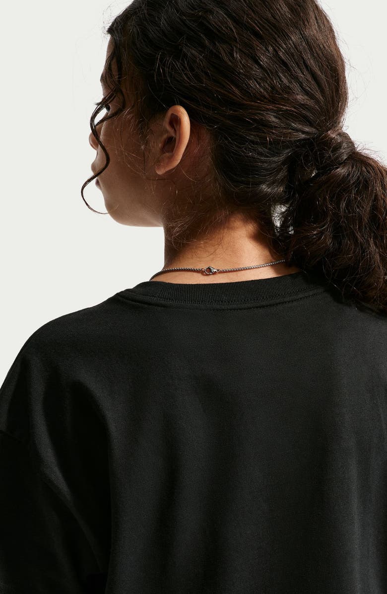 Nike Kids' M90 Cotton Graphic T-Shirt, Alternate, color, Black