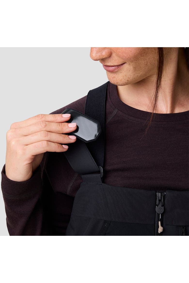 Bga Cottonwoods Xpore Shell Bibs - Women's, Alternate, color, Black
