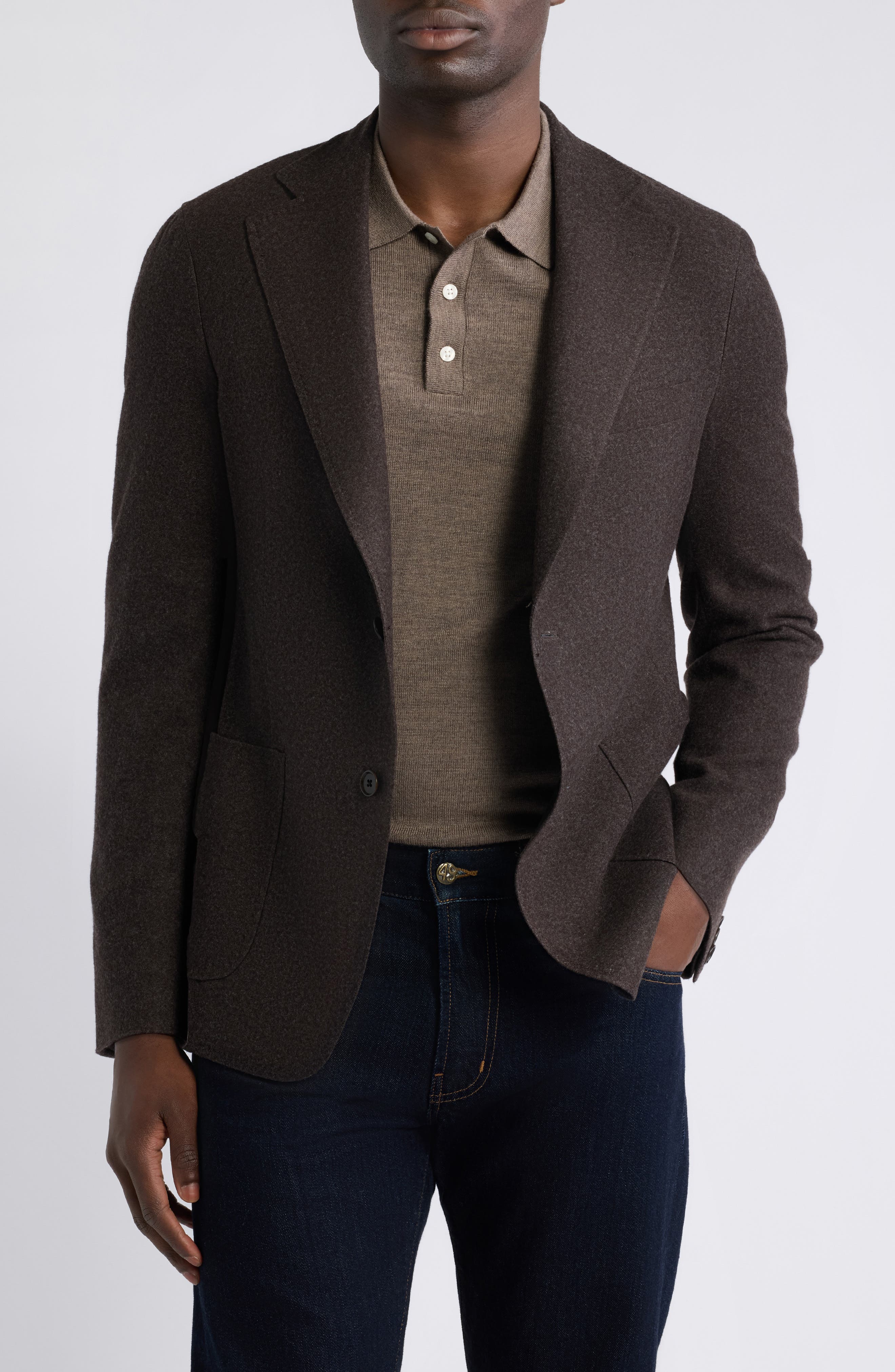 Heritage Gold Double Face Wool & Cashmere Sport Coat (Men) | Nordstrom