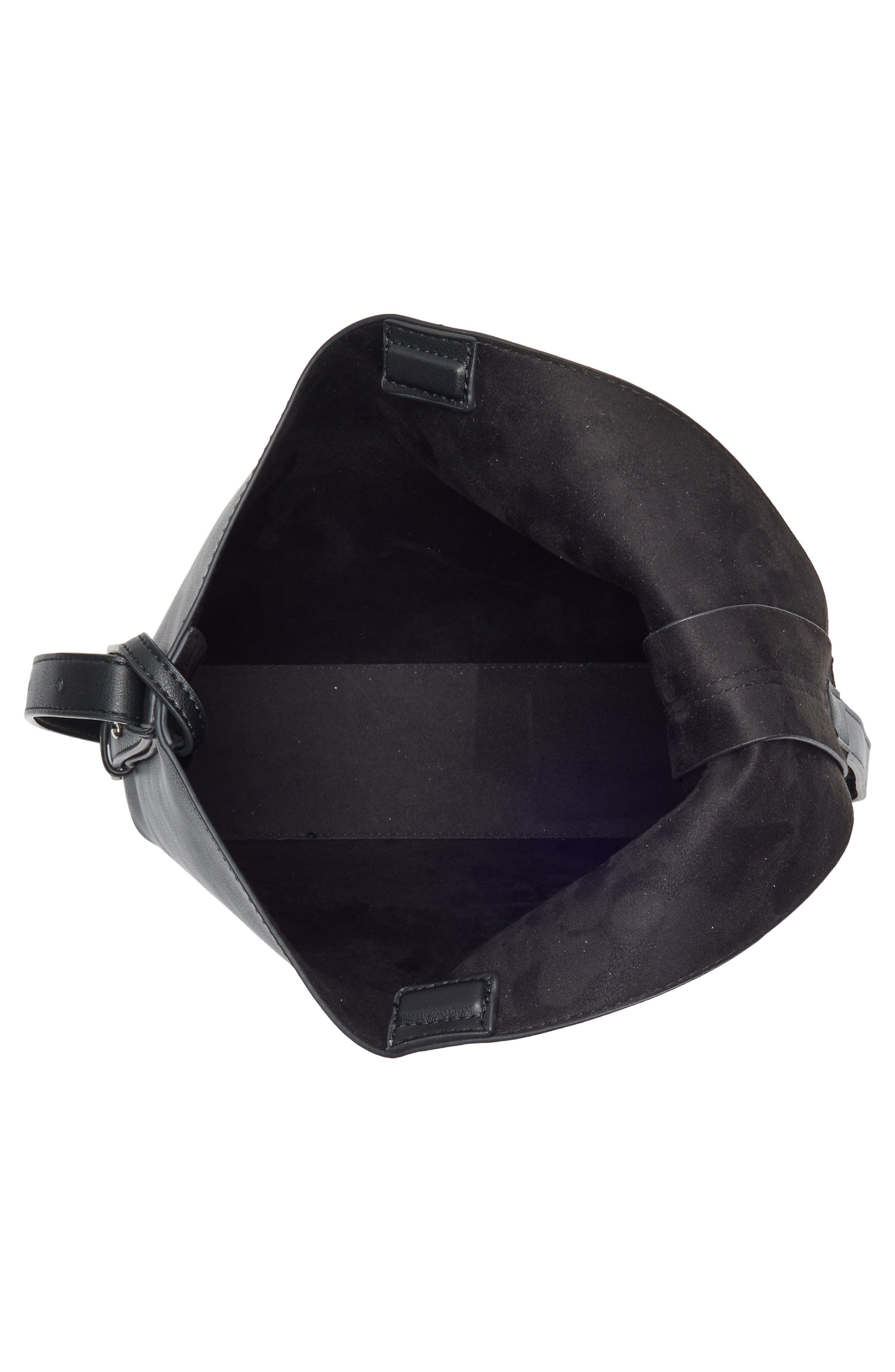 BCBG Asymmetric Hobo Bag, Alternate, color, Black