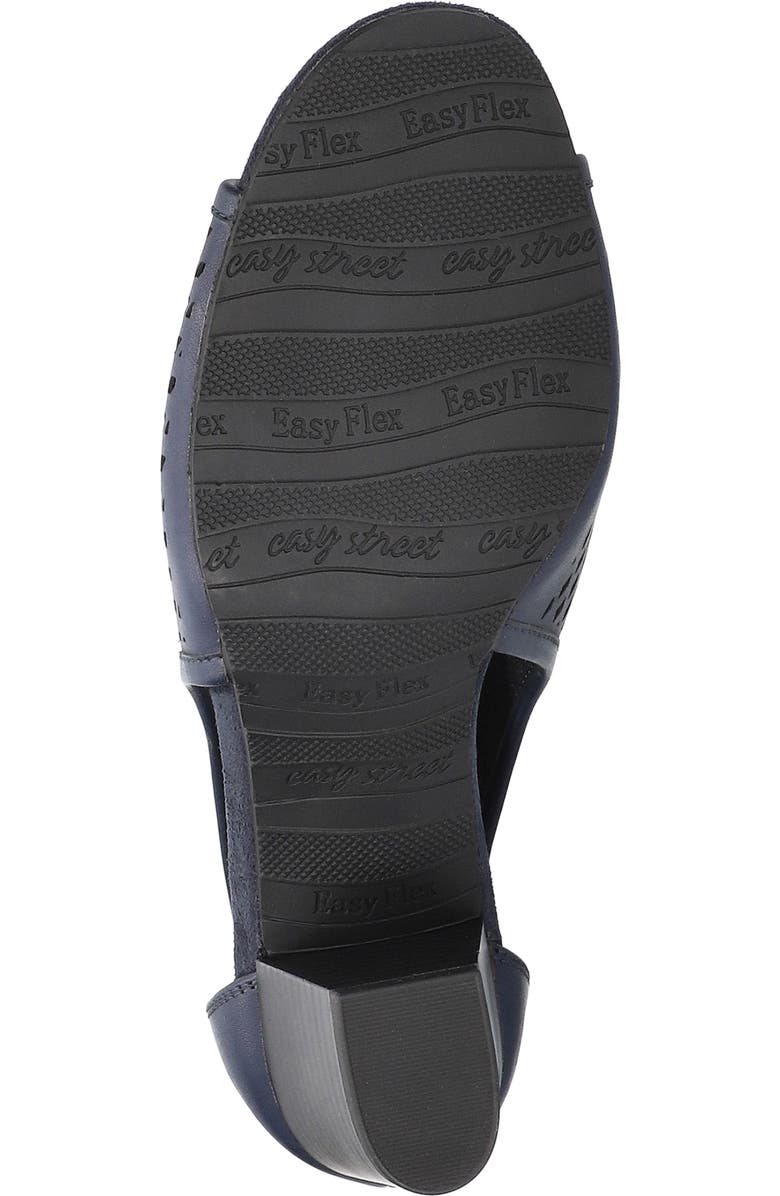 EASY STREET Amira Laser Cut Pump, Alternate, color, Navy